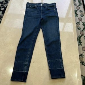 Hi rise skinny ankle Rag and Bone size 26 blue jeans